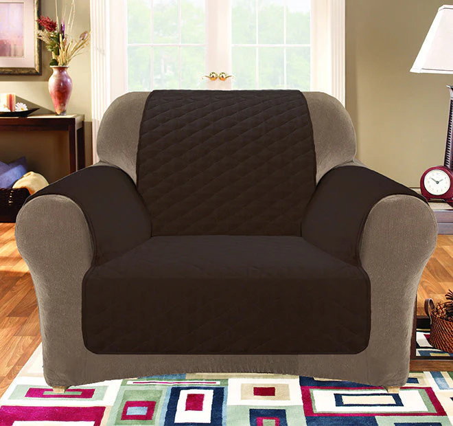 Custom Fit Sofa Cover Protector Range Coffee - Image 3