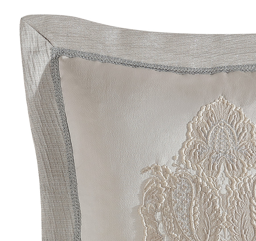 Emerson 45x45cm Filled Cushion Ivory - Image 2