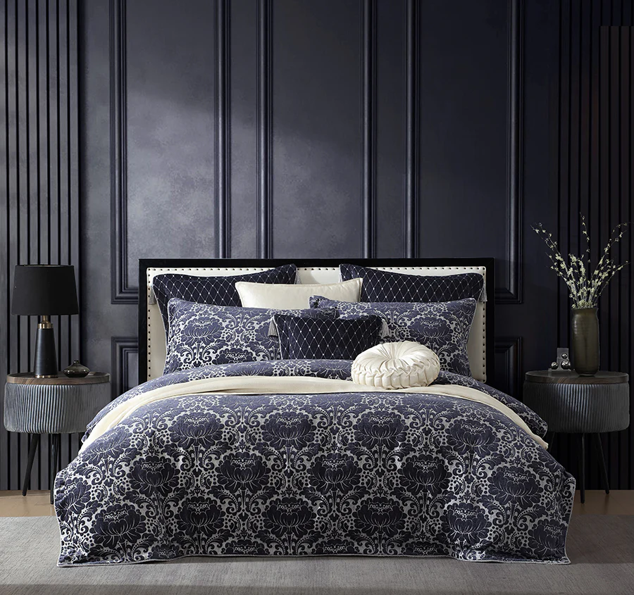 Esmeralda Quilt Cover Set Range Ink - Image 5