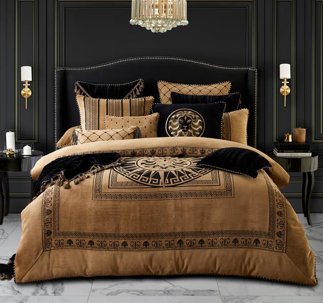 Massimo European Pillowcase Black Lion - Image 2