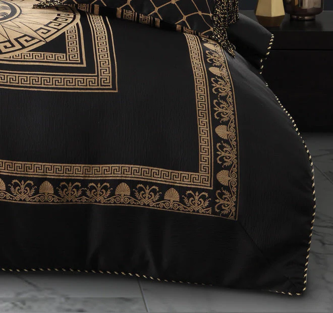 Massimo Quilt Cover Set Range Black - Image 2
