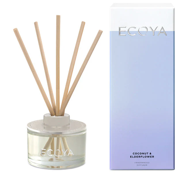 Mini Reed Diffuser 50ml Coconut and Elderflower