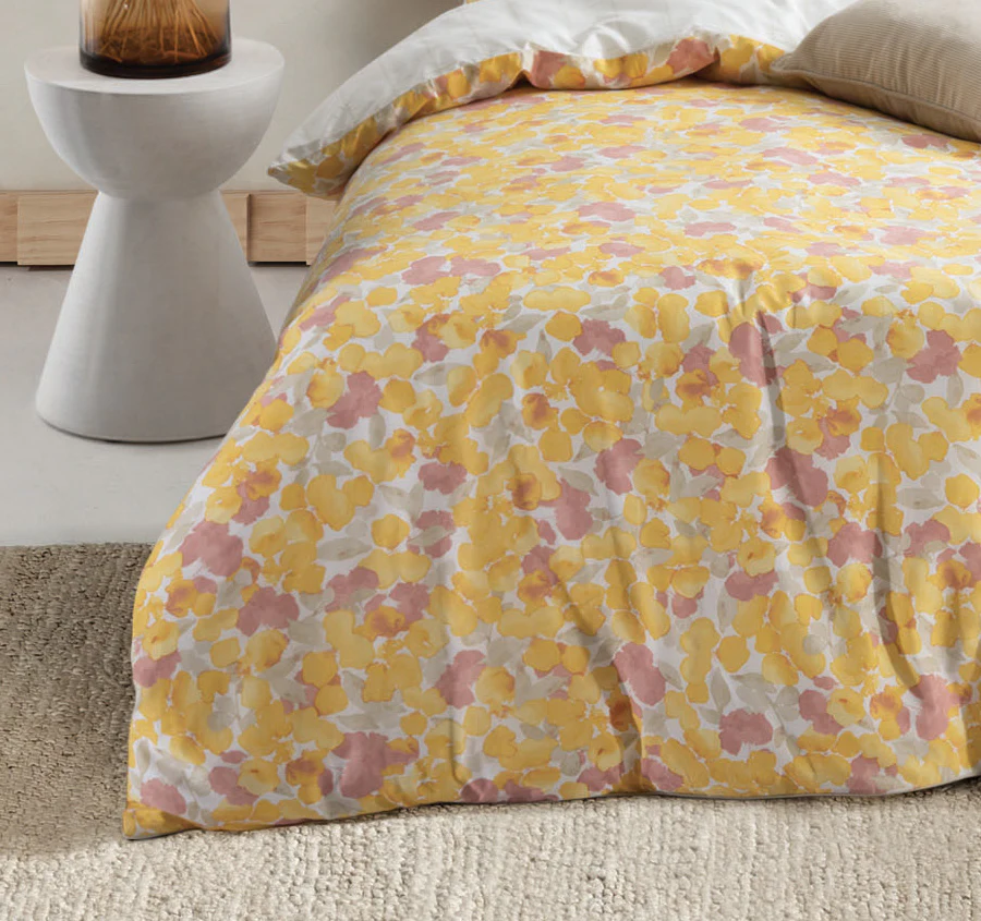 Nikita Quilt Cover Set Range Yellow - Image 3