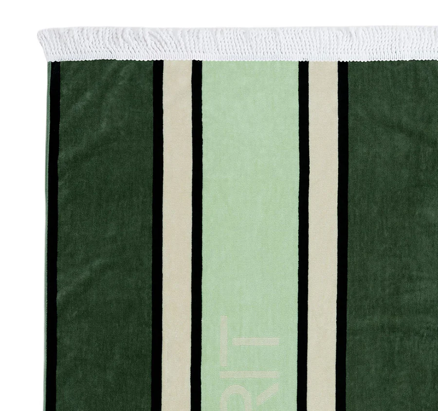 Tidal 80x160cm Beach Towel Olive - Image 2