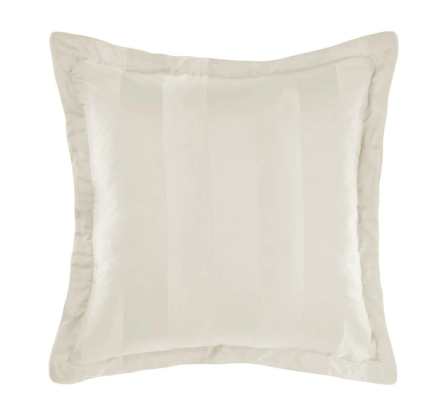 Francesco European Pillowcase White