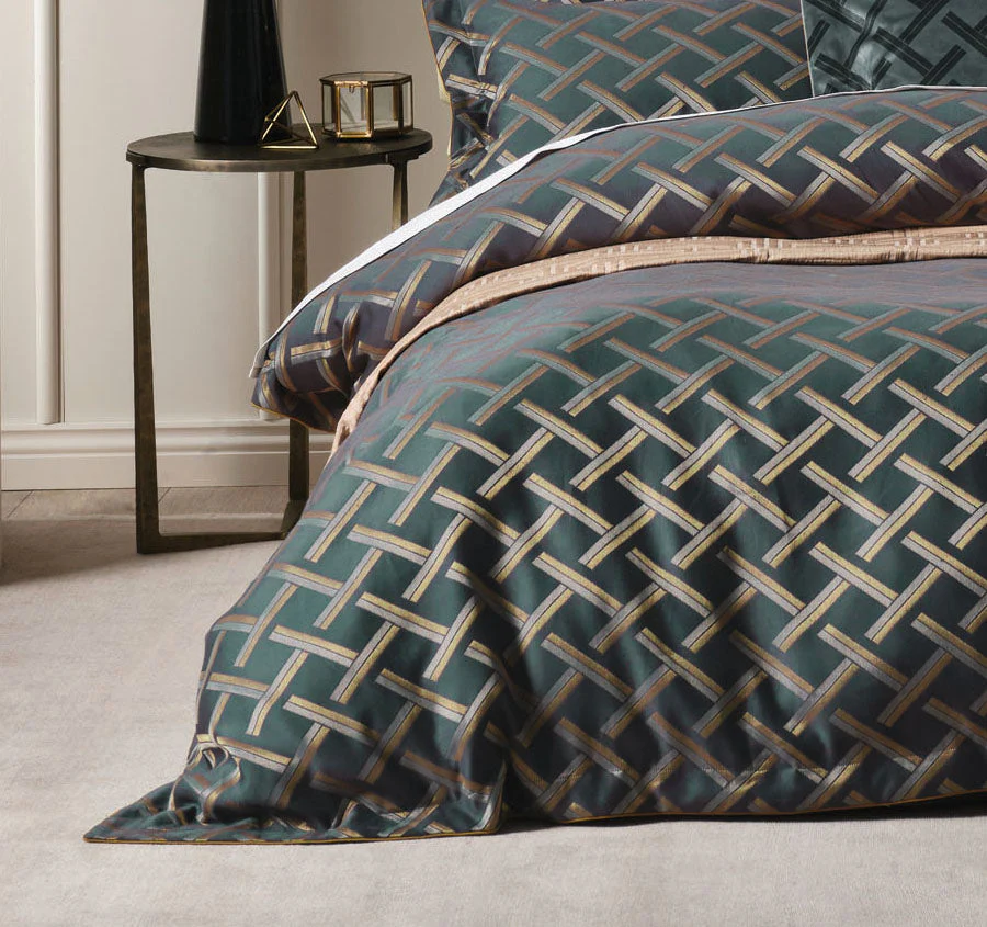 Valeria Quilt Cover Set Range Slate - Image 3