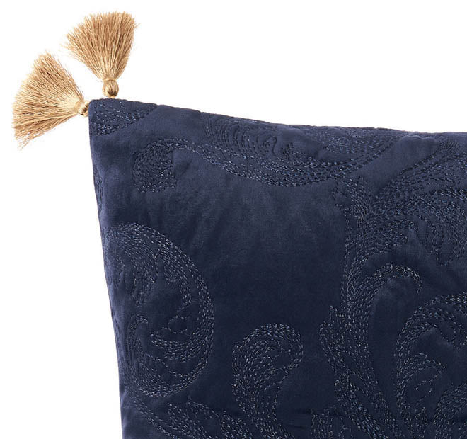 Verity Quilt Cover Set Range Navy - Image 8