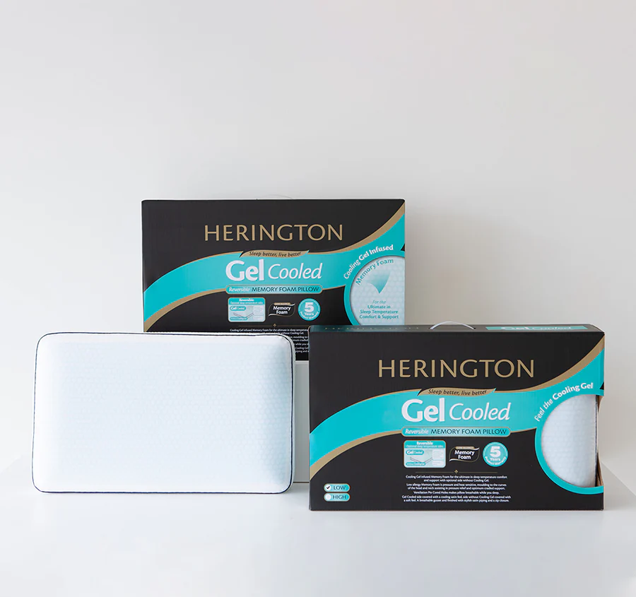 Gel Cooled Memory Foam Standard Pillow Low - Image 5