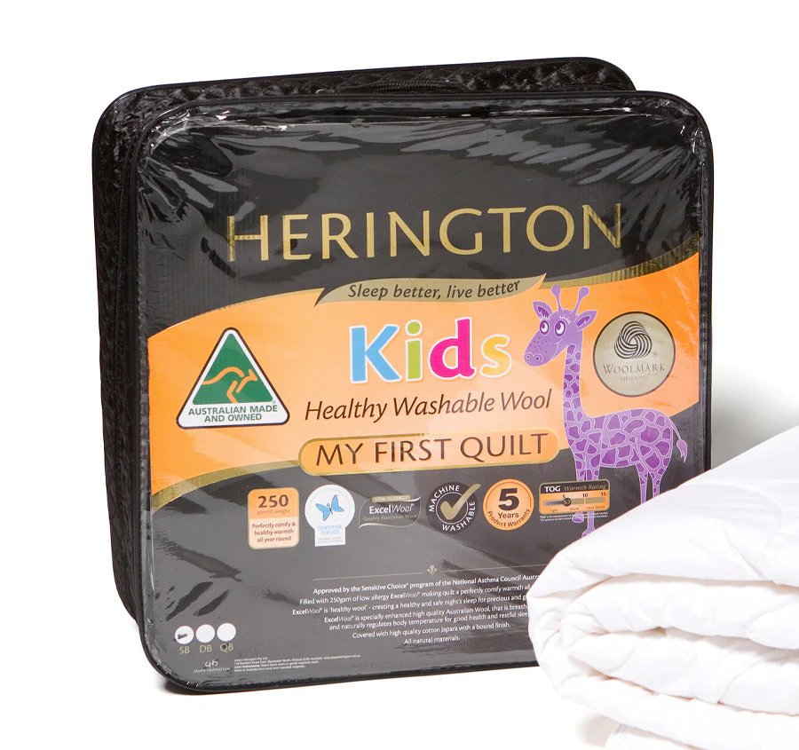 Kids Washable Wool 250GSM Quilt Range - Image 3