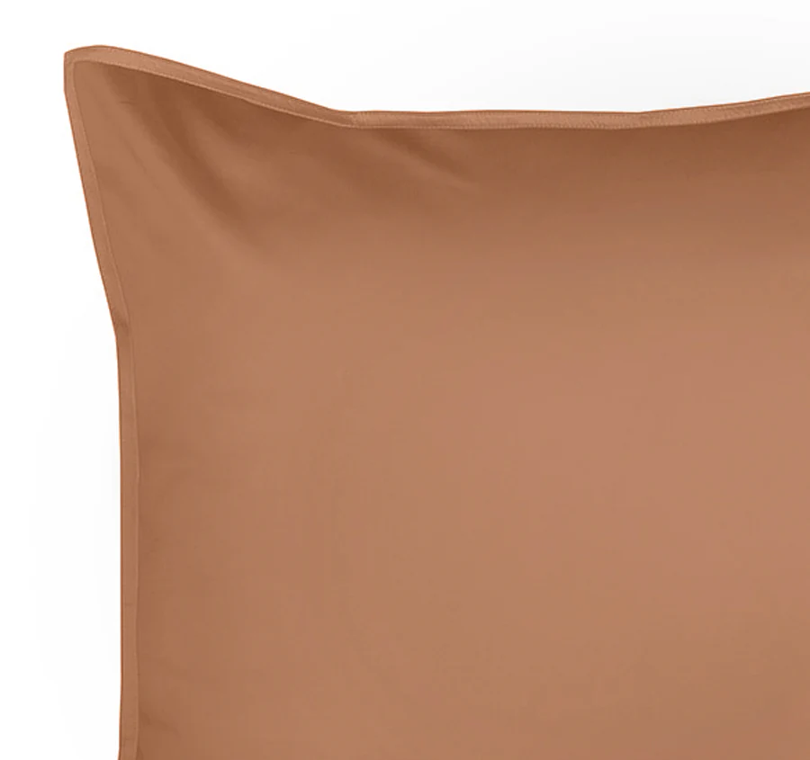 Drift Stonewashed Cotton King Pillowcase Earth Clay - Image 2