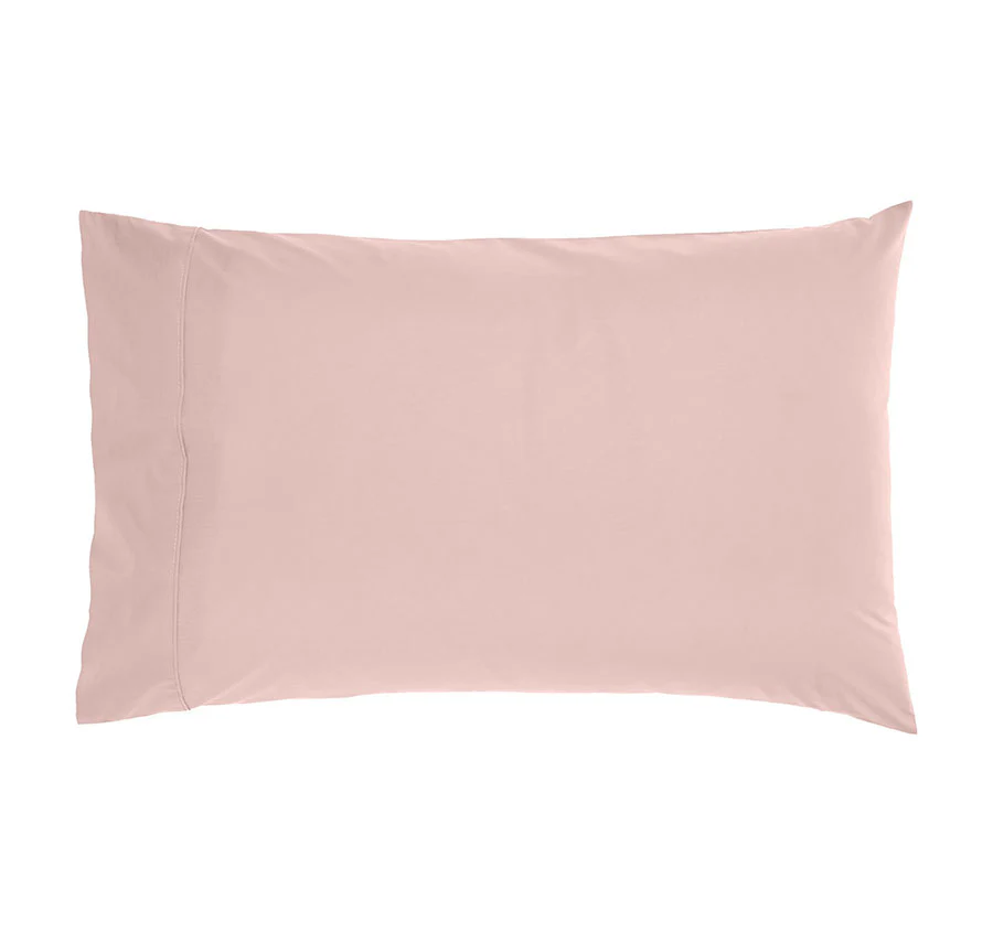 Drift Stonewashed Cotton Mega Sheet Set Range Blush Pink - Image 4
