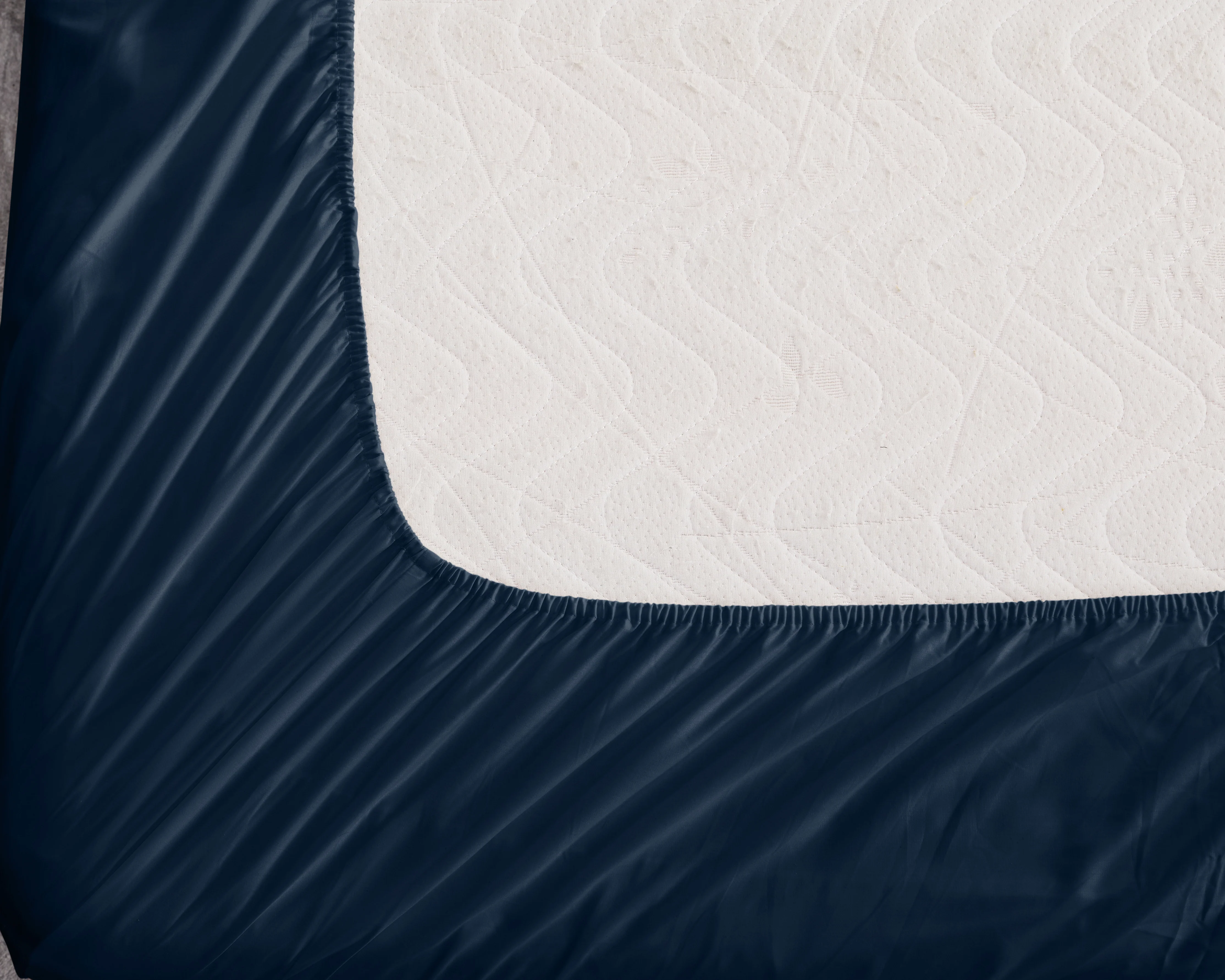 Drift Stonewashed Cotton Mega Sheet Set Range Denim Navy - Image 3