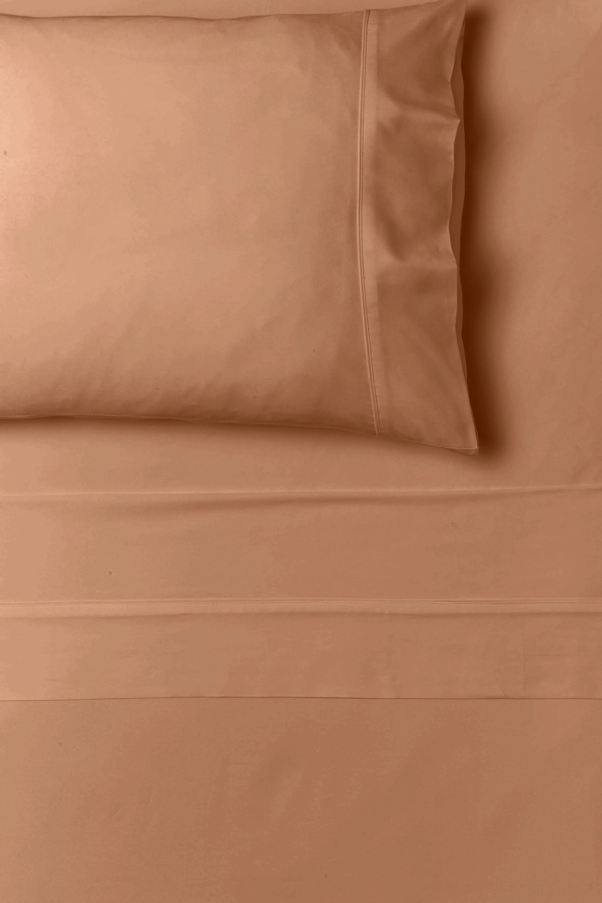 Drift Stonewashed Cotton Mega Sheet Set Range Earth Clay - Image 2