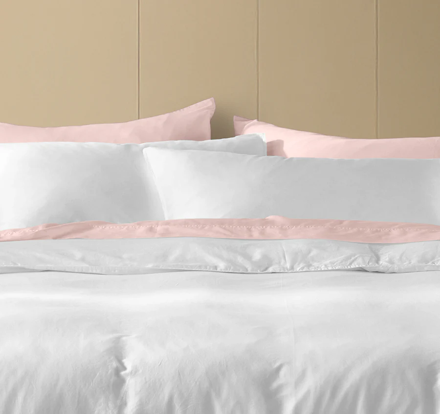 Drift Stonewashed Cotton Quilt Cover Set Range Pure White - Image 4