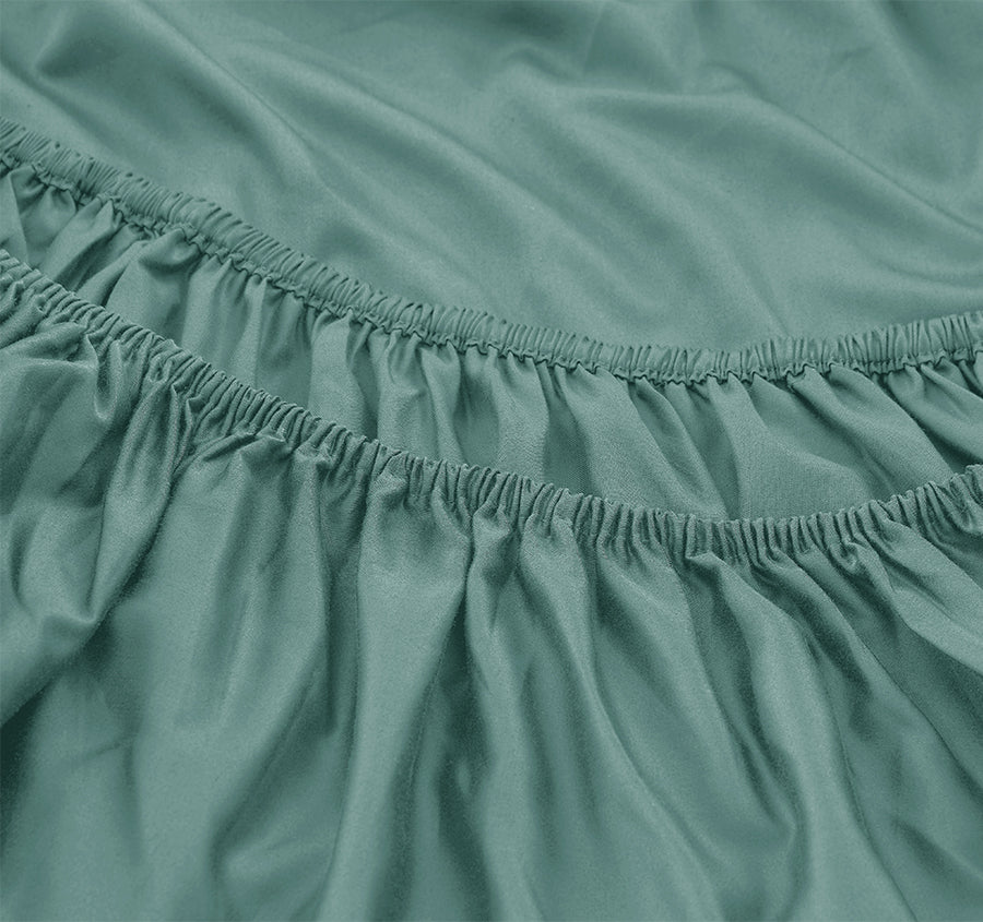 Signature 500TC Classic Egyptian Cotton Mega Sheet Set Range Jade Green - Image 3