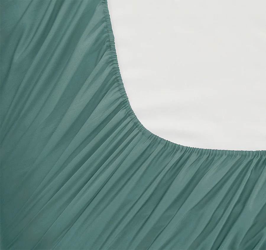Signature 500TC Classic Egyptian Cotton Mega Sheet Set Range Jade Green - Image 4