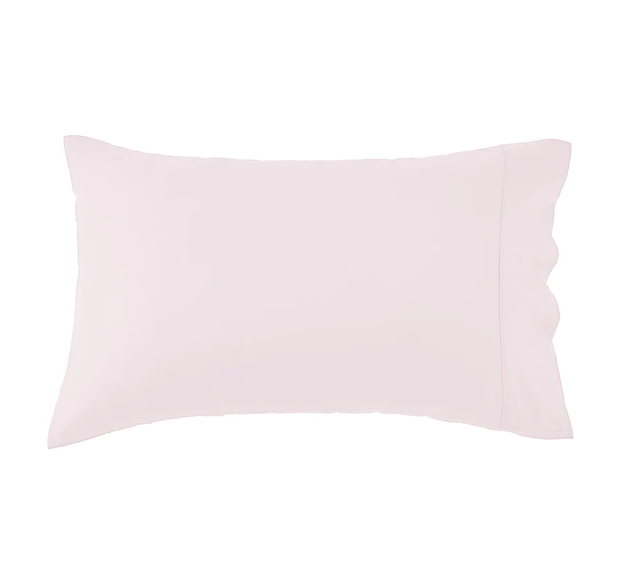 Signature 500TC Classic Egyptian Cotton Standard Pillowcase Pair Blush Pink