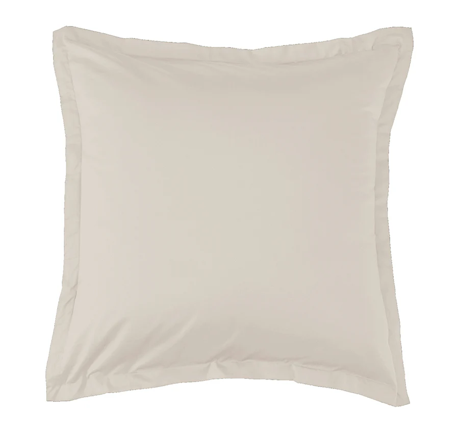 Signature 500TC Classic Egyptian Cotton Tailored European Pillowcase Warm Taupe