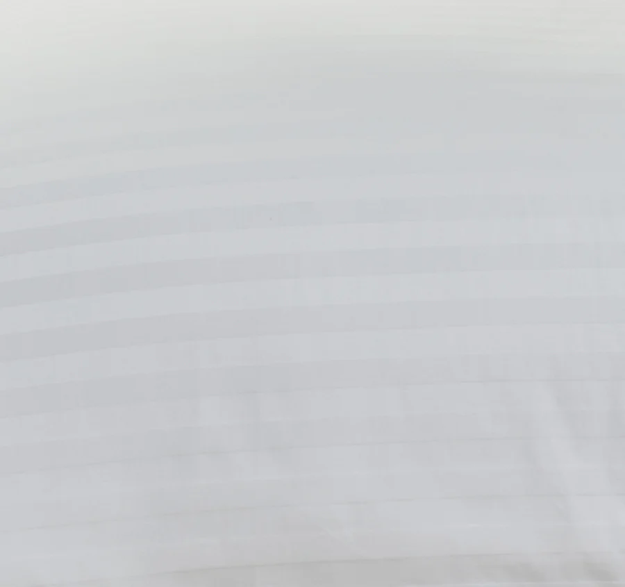 Signature 500TC Luxe Stripe Egyptian Cotton Quilt Cover Set Range Pure White - Image 2