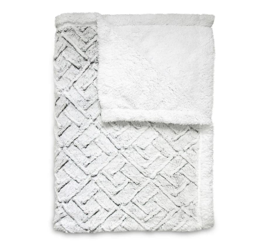 Snowfall 130x180cm Hooded Blanket Snow - Image 6