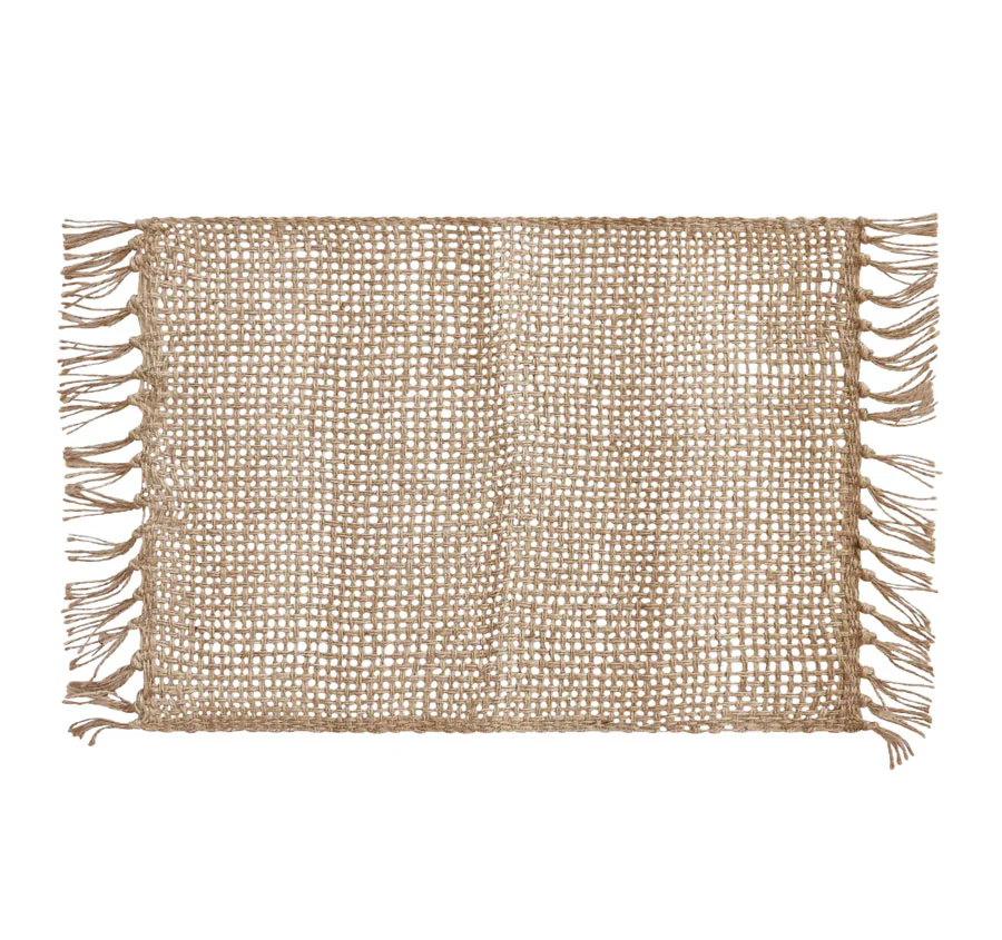 Rowan 33x48cm 4 Piece Placemat Set Natural - Image 3