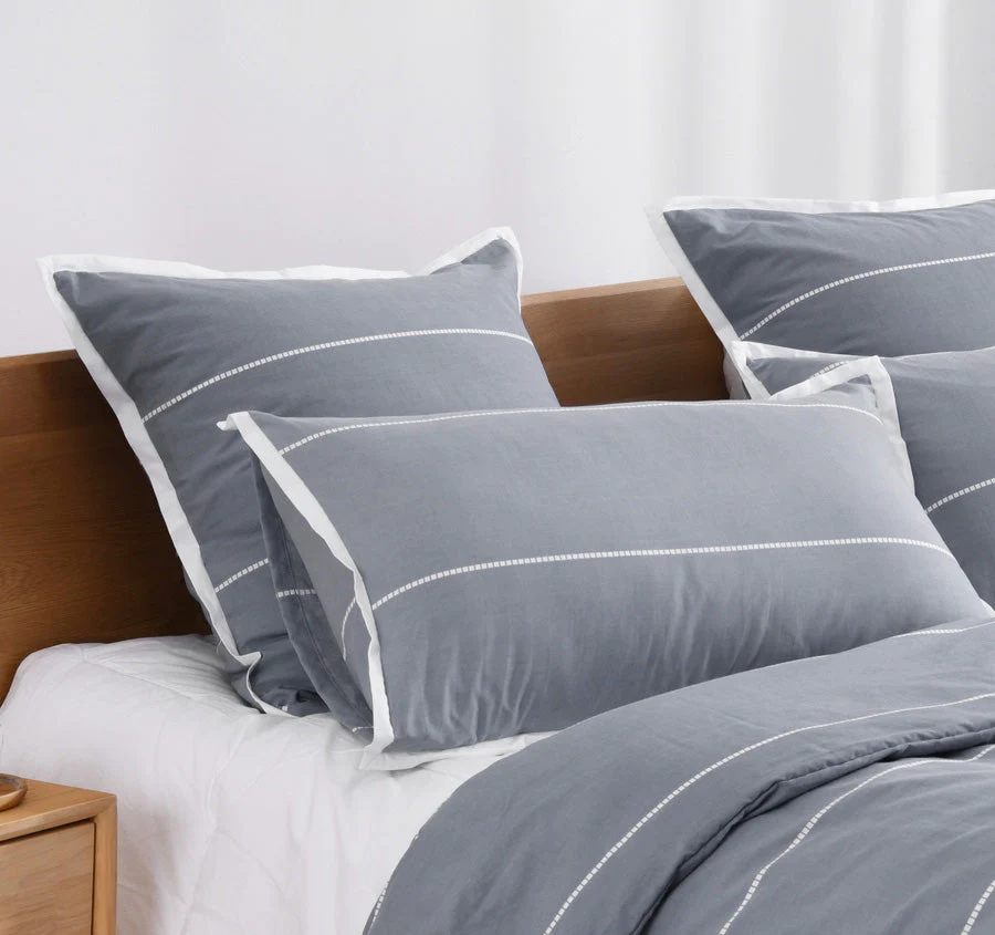 Calista European Pillowcase Granite - Image 3