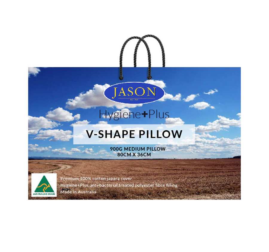 Hygiene+Plus 900g V-Shape Pillow