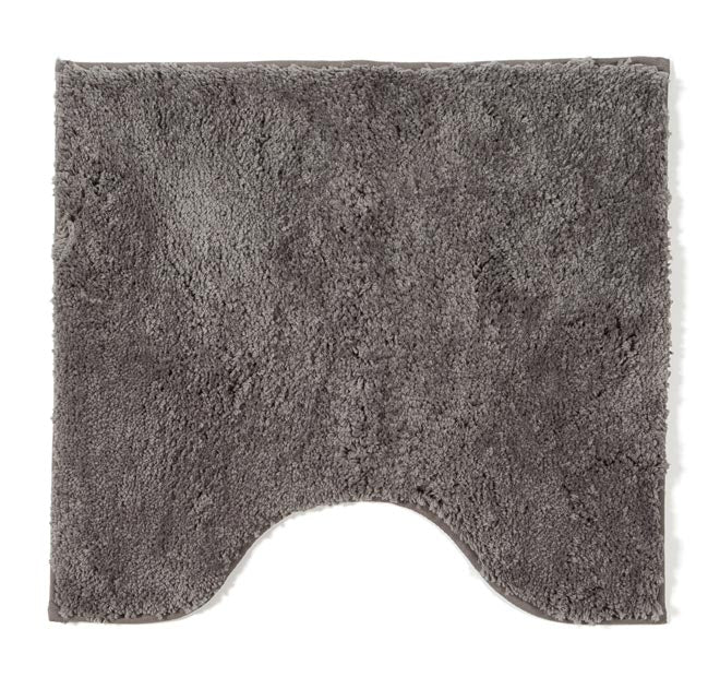 Super Plush Non-Slip Bath Mat Range Grey - Image 4