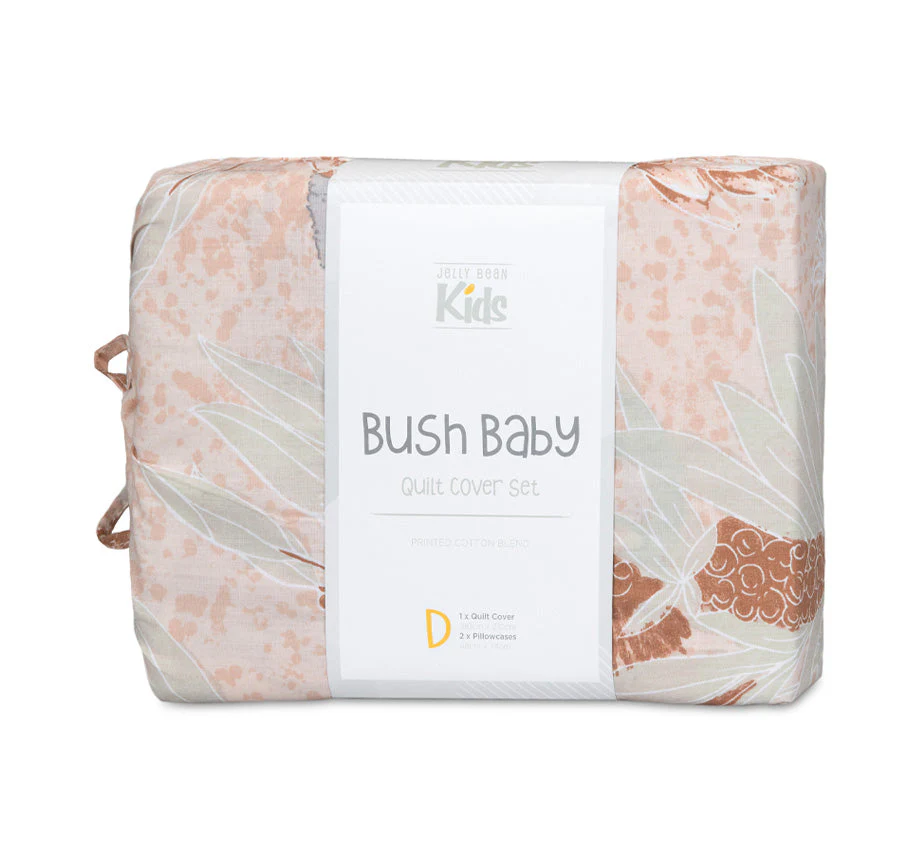 Bush Baby Quilt Cover Set Range Pink - Image 5