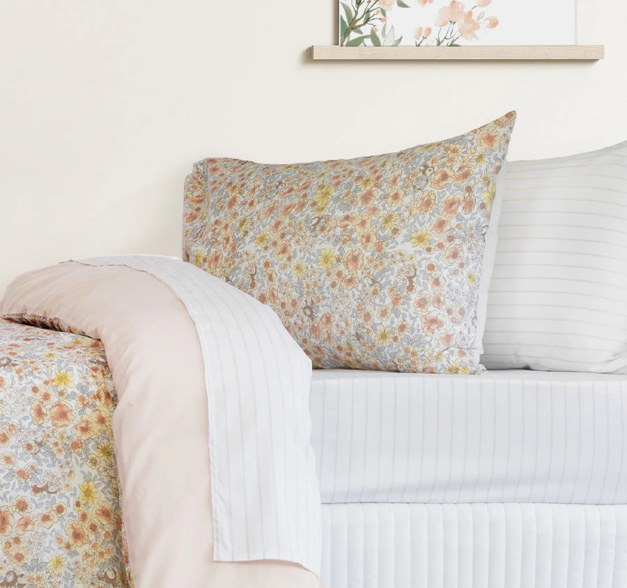 Flora Quilt Cover Set Range Pink - Image 4