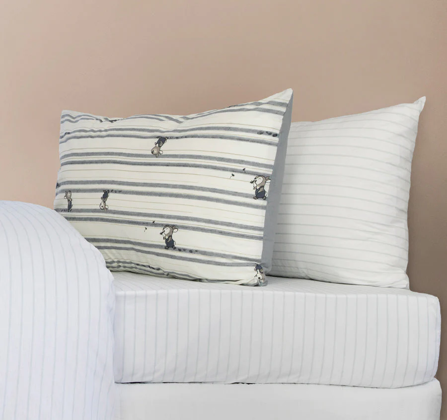 Logan Quilt Cover Set Range Denim - Image 4