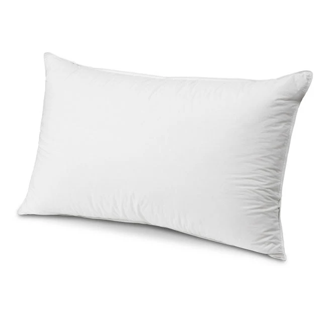 White Goose 85% Down and 15% Feather Surround Medium Standard Pillow - Image 3