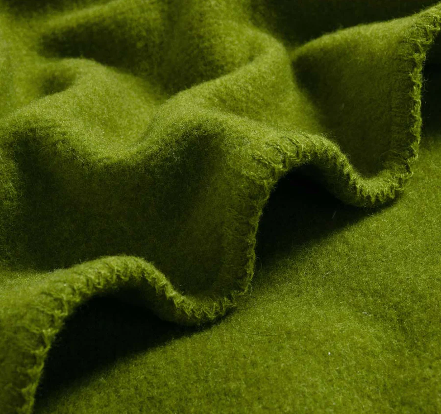 Australian Wool Blanket Range Moss Green - Image 3