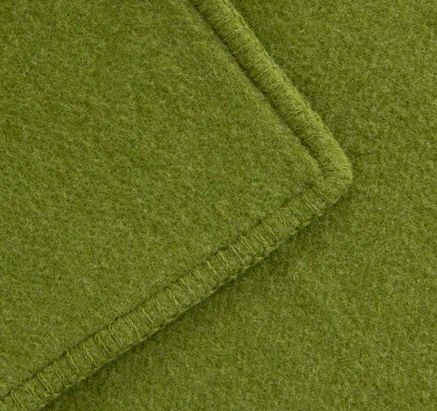 Australian Wool Blanket Range Moss Green - Image 4