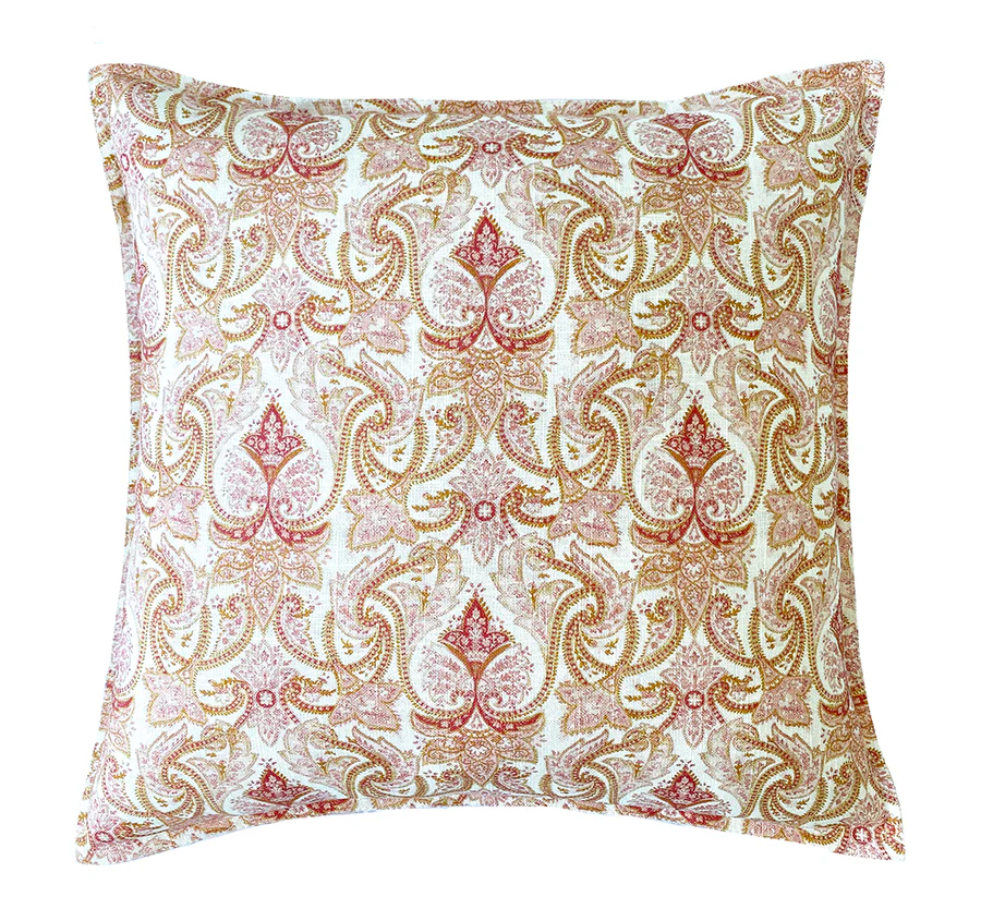 Bridgeford Paisley 50x50cm Filled Cushion Pink