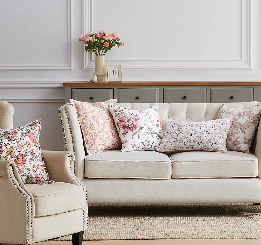 Bridgeford Paisley 50x50cm Filled Cushion Pink - Image 3