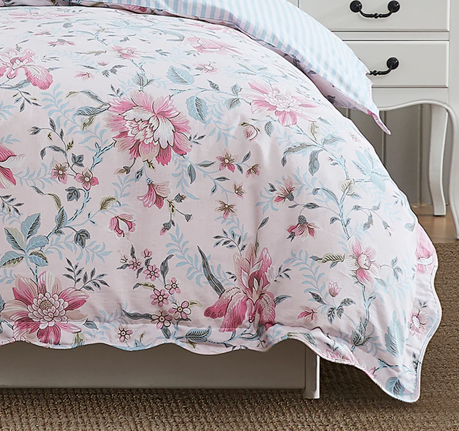 Edita's Garden Quilt Cover Set Range Blush Pink - Image 3