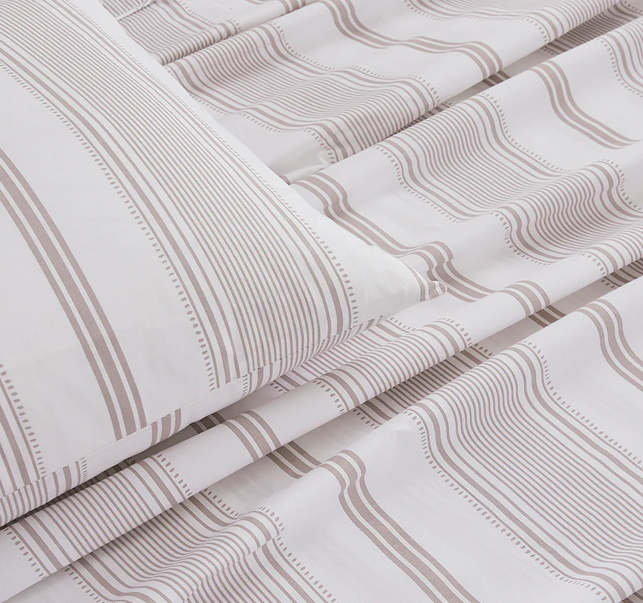 Heacham 300TC Cotton Sheet Set Range Truffle - Image 2