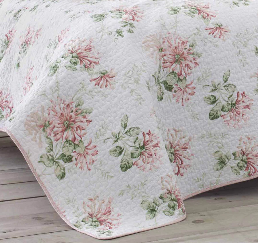 Honeysuckle Coverlet Set Blush - Image 3
