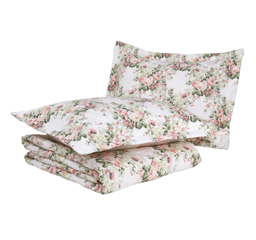 Joyce Coverlet Set Peach Bellini - Image 6