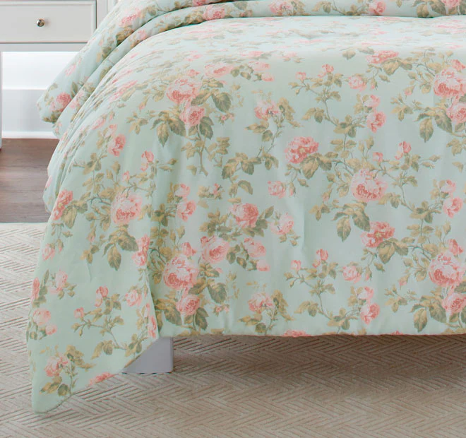 Madelynn Quilt Cover Set Range Duck Egg - Image 3