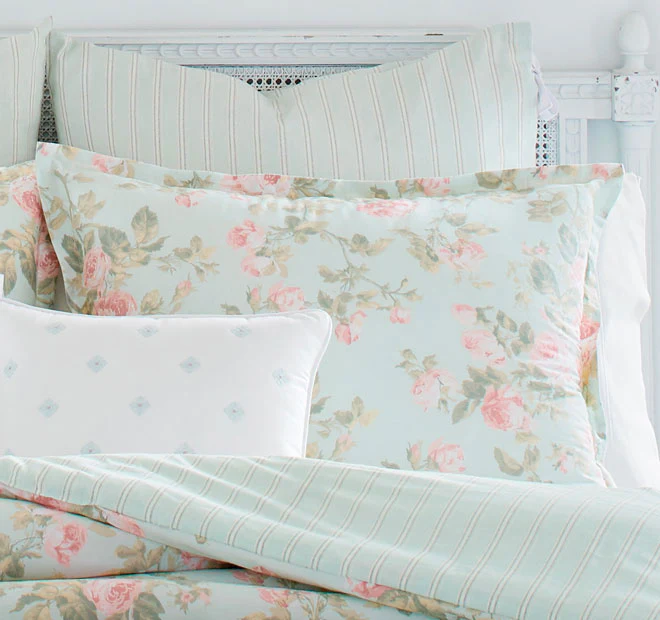 Madelynn Quilt Cover Set Range Duck Egg - Image 4