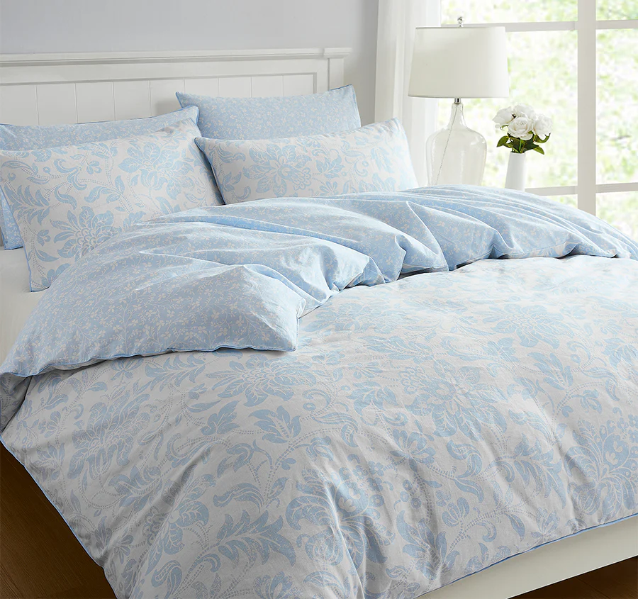 Percy Quilt Cover Set Range Sky Blue - Image 5