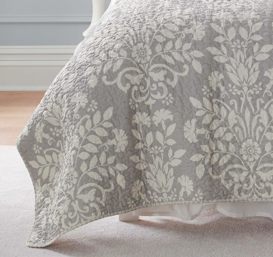 Rowland Coverlet Set Dove Grey - Image 3