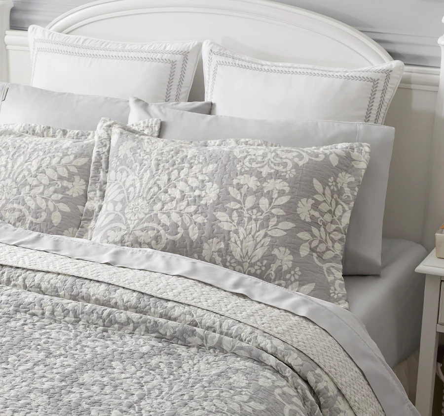 Rowland Coverlet Set Dove Grey - Image 4