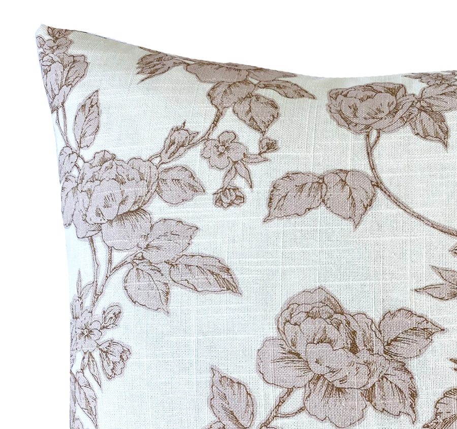 Summer Rose 50x50cm Filled Cushion Peony Pink - Image 2