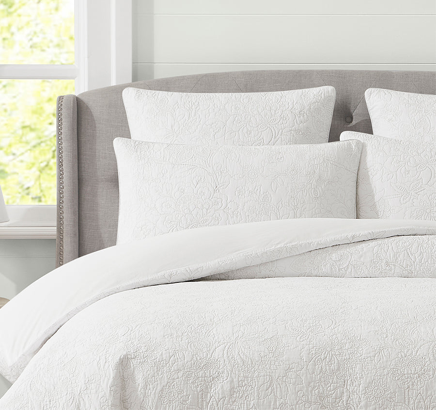 Trailing Laurissa European Pillowcase Off White - Image 3