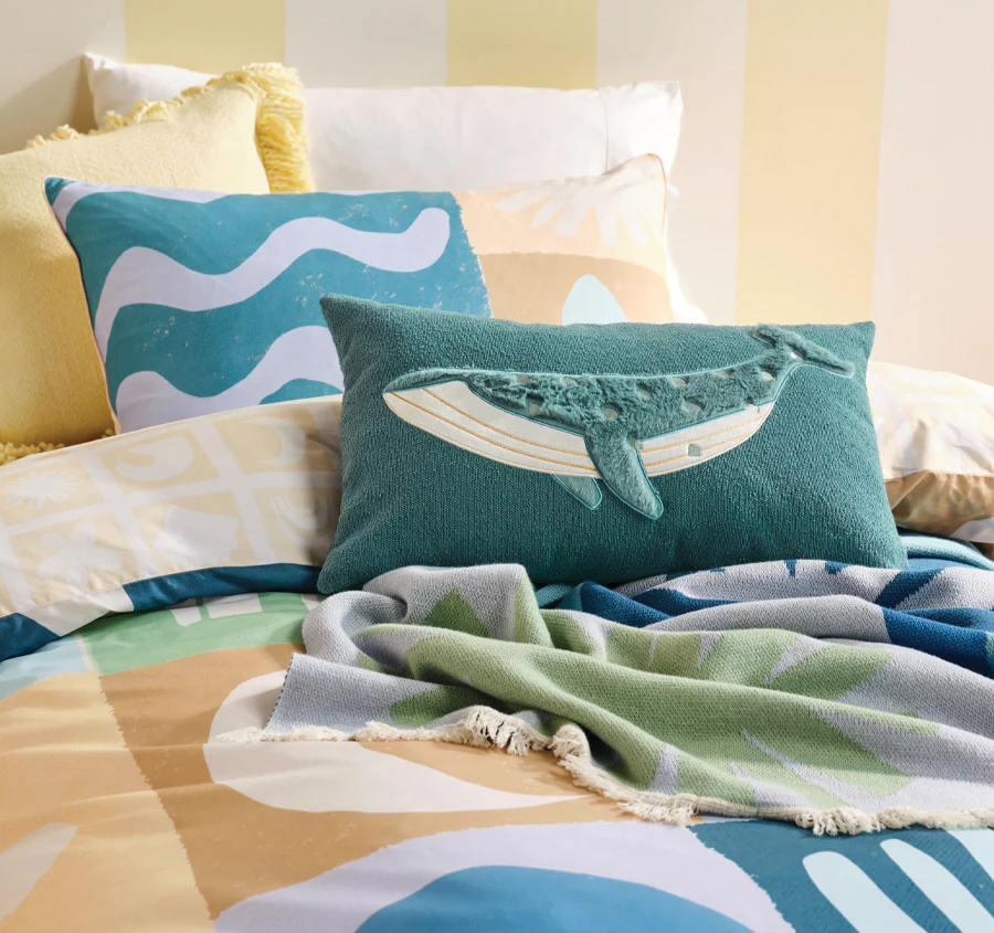 Beach Day Quilt Cover Set Range Saltwater - Image 5