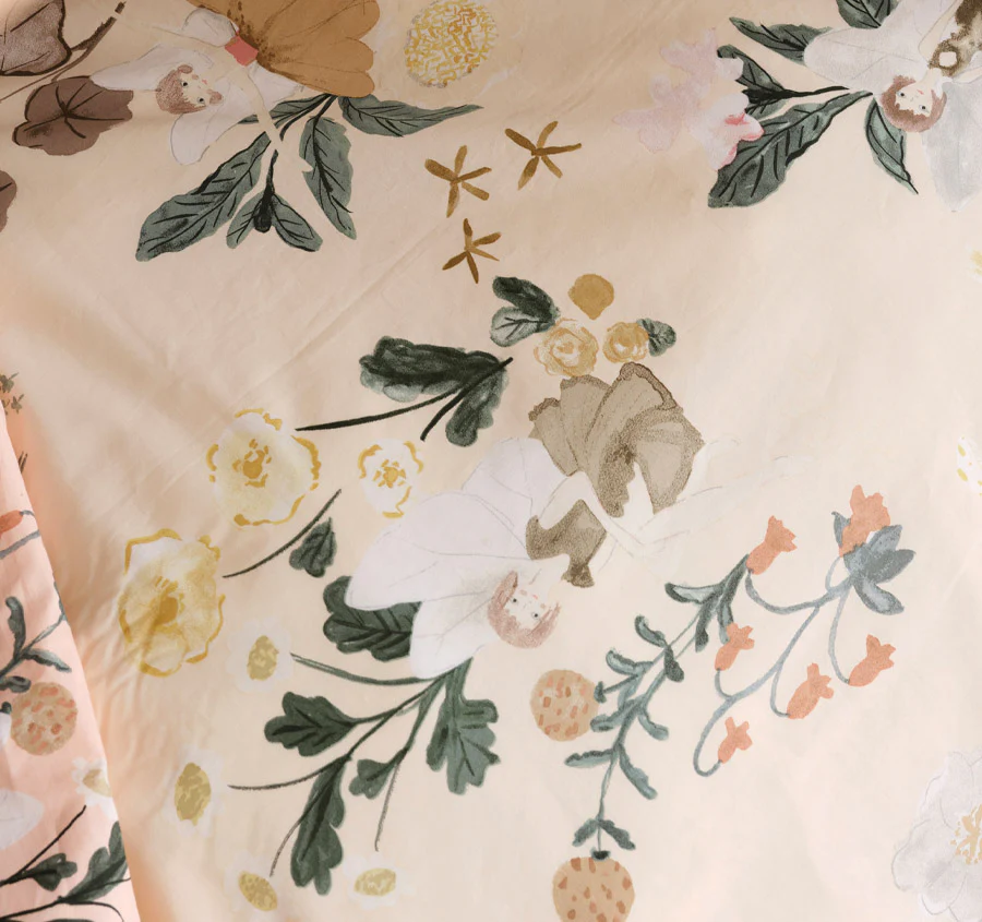 Fairyland Quilt Cover Set Range Peach - Image 3