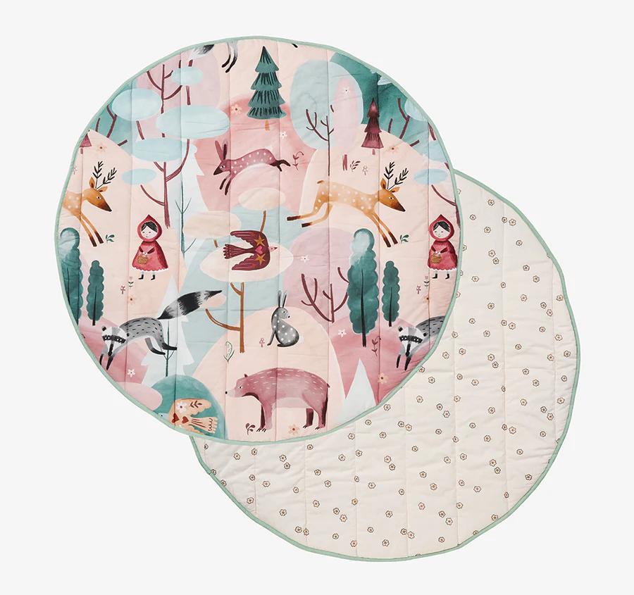 Folk Woodland 120cm Round Play Mat - Image 3